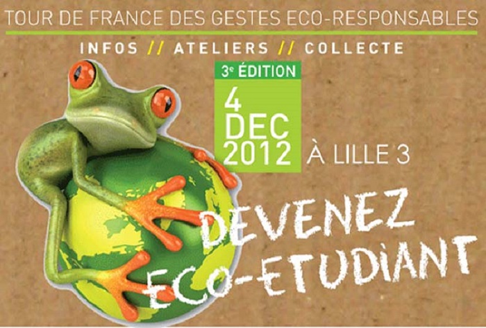 Tour de France des gestes éco-responsables : les étudiants mobilisés