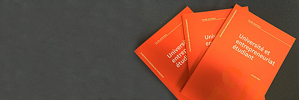 « Université et entrepreneuriat étudiant » : le guide de la CPU est disponible
