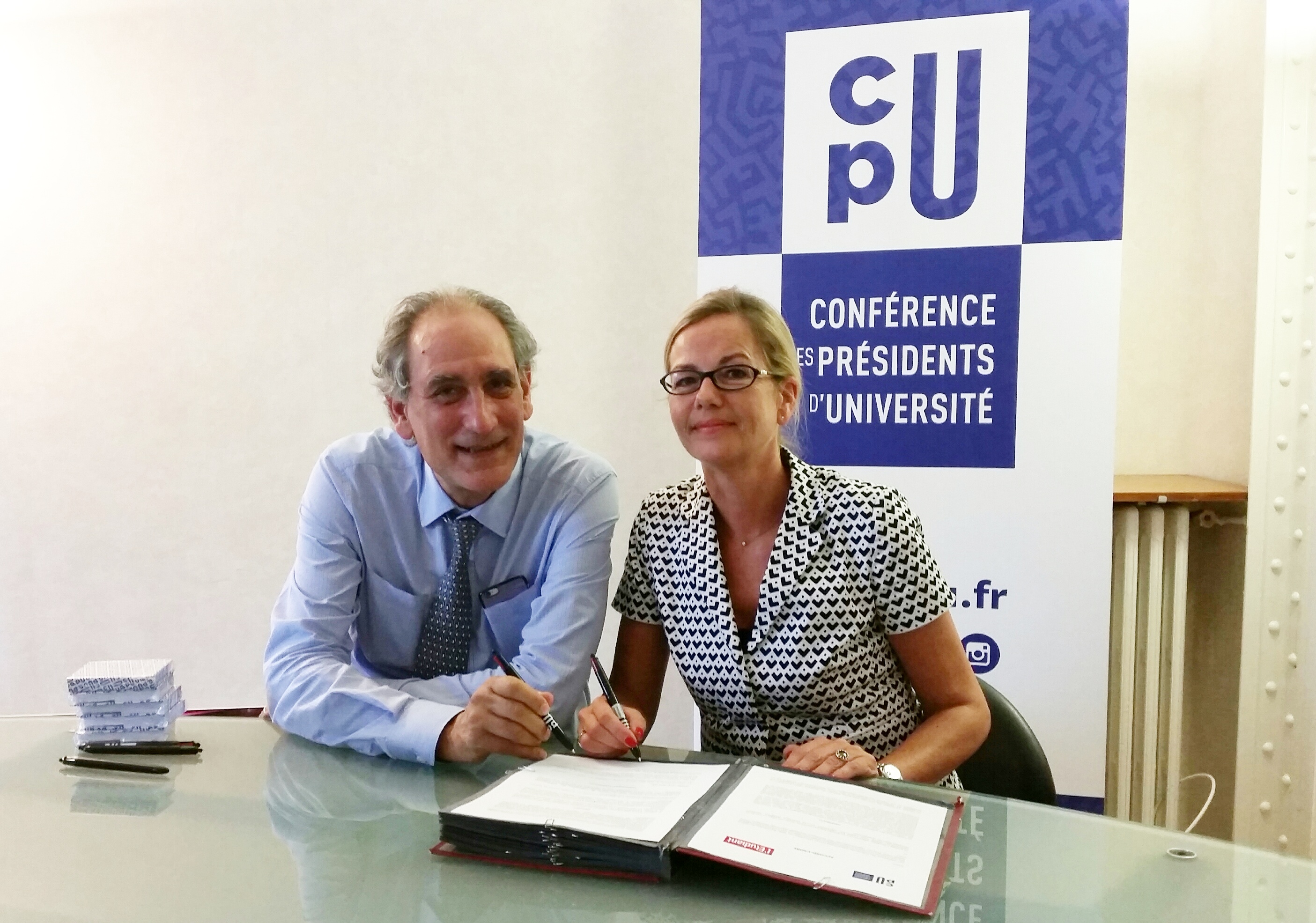 La CPU renouvelle ses liens avec le groupe l’Etudiant