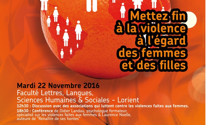 Coup de projecteur : l’université de Bretagne-Sud mobilisée sur la question de la violence à l’égard des femmes