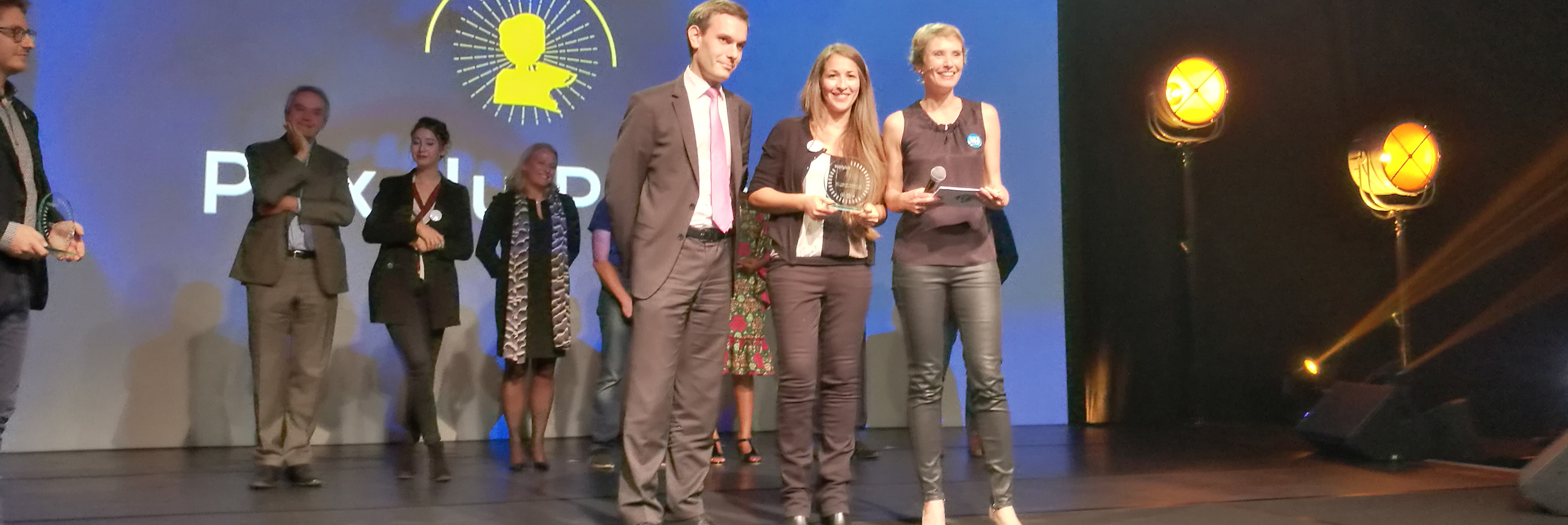 Sabrina Fadloun, prix du public de la finale internationale Ma thèse en 180 secondes 2017