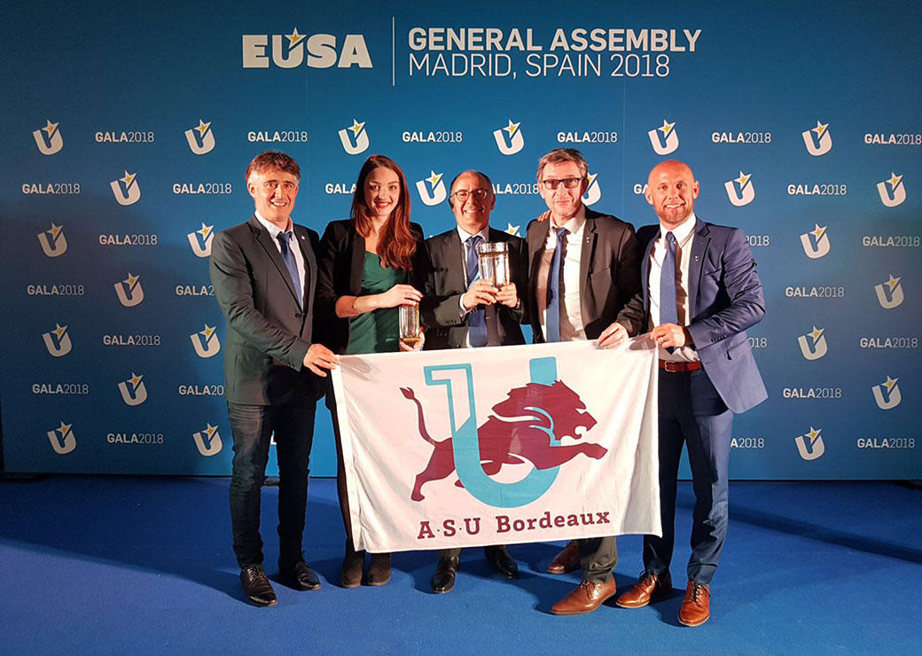 L’université de Bordeaux sacrée « Meilleure université sportive européenne »