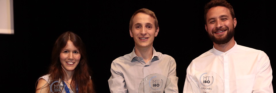 MT180 : 3 lauréats pour une finale 2018 exceptionnelle