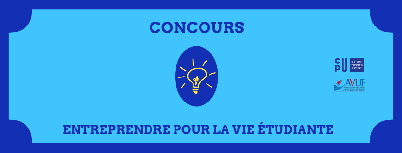 « Entreprendre pour la vie étudiante » : la première édition du concours est lancée