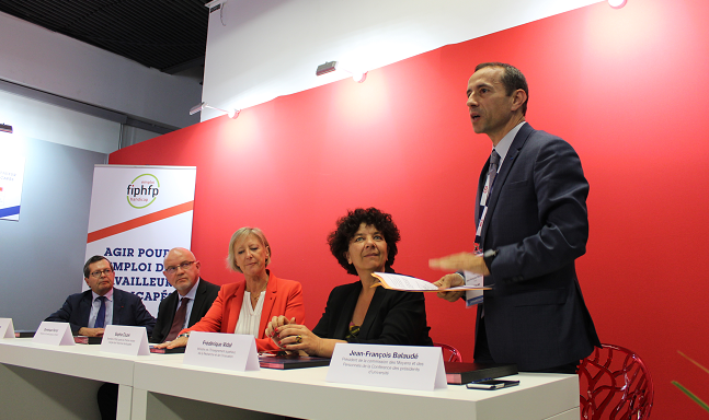 Signature d'une convention de partenariat entre la CPU et le Fonds pour l'insertion des personnes handicapées dans la fonction publique