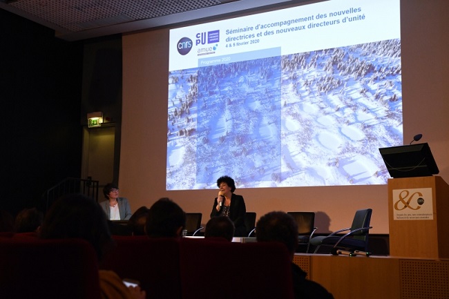 Frédérique Vidal au séminaire des nouveaux directeurs et directrices d'unité