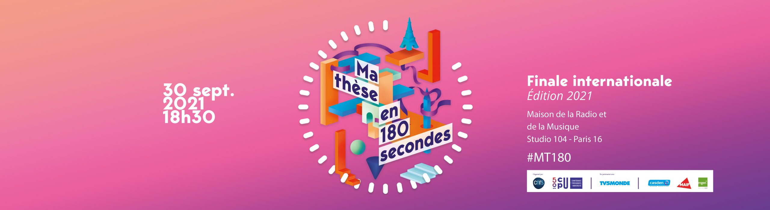 « Ma Thèse en 180 secondes » : la France accueille la finale internationale le 30 septembre et les inscriptions sont ouvertes