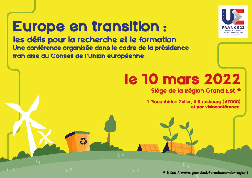 Europe en transition : les défis pour la recherche et la formation