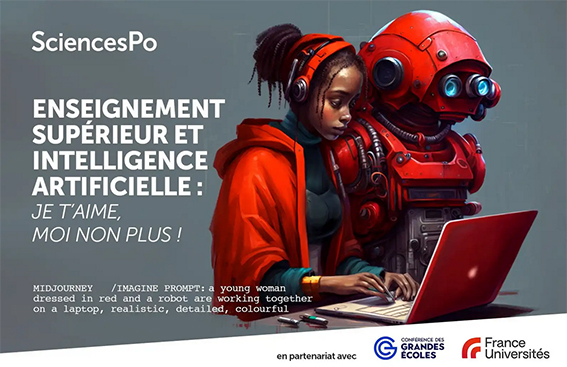 Conférence "IA et Enseignement Supérieur : Je t'aime, moi non plus !" le 16 mars 2023