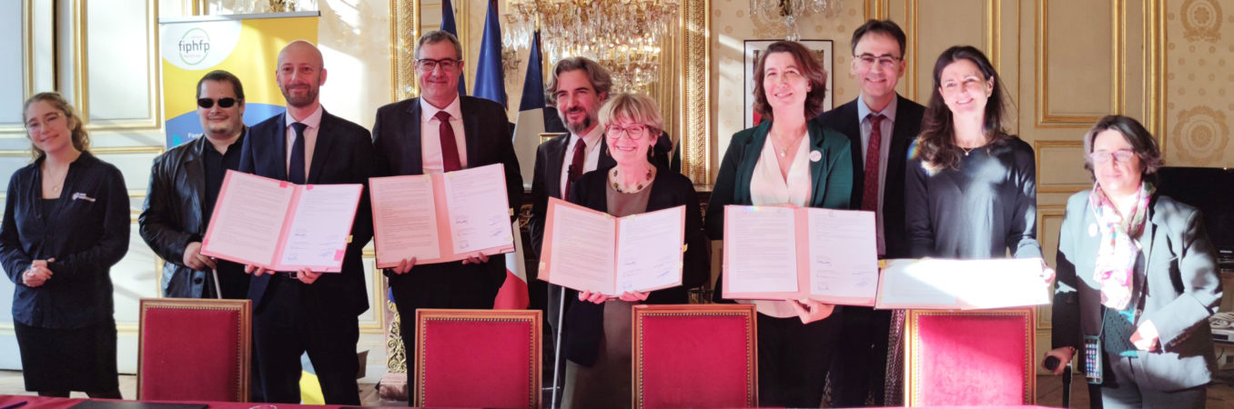 Sous l'égide de Stanislas Guerini et Sylvie retailleau, France Universités et le FIPHFP s'engagent pour l'emploi des personnes en situation de handicap