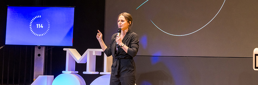 Clémentine Marie, doctorante à l’Université Paris Cité, finaliste nationale MT180