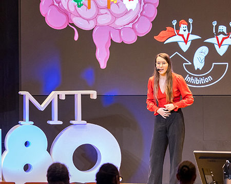 Mélyne Baudin Marie, doctorante à l’Université de Nantes, finaliste nationale MT180
